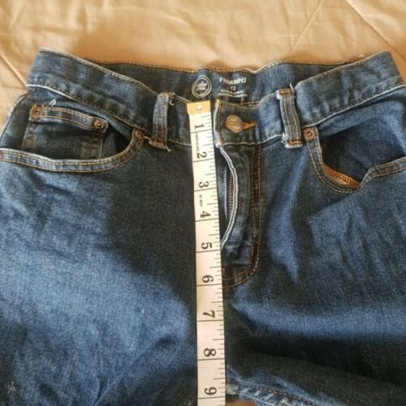 Wonder Nation Boys Size 12 Straight Fit Denim Jeans - Picture 9 of 12